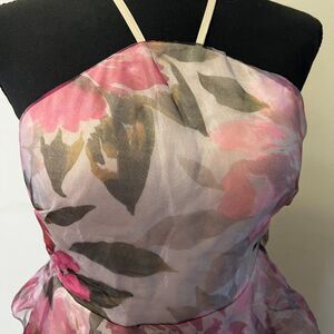 Speechless juniors dress flower taffeta ruffles size 3